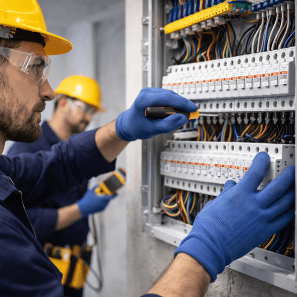 Elektrik panosunu güvenli şekilde kurup düzenler.